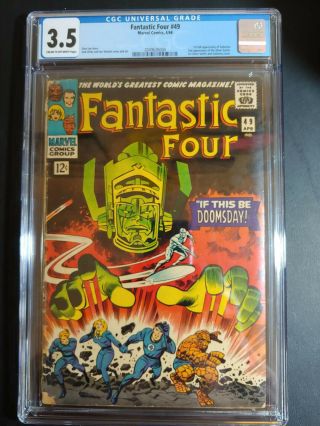 Fantastic Four 49 Cgc 3.  5 1st Full Appearance Of Galactus