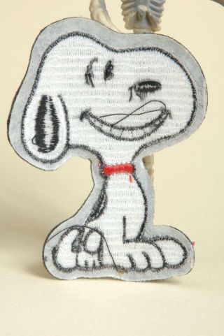Vintage Peanuts Snoopy Patch Embroidered Iron Sew On Appliques NOS Uncommon 3