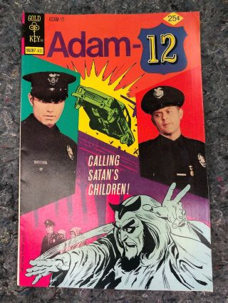 Adam - 12 Comic Book,  Issue No 5,  November 1974,  Gold Key