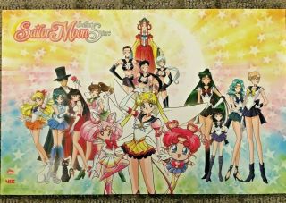 Sailor Moon Sailor Stars Poster Viz Media Sdcc Comic Con 2019 Exclusive 11x7