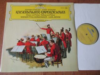 Johann Strauss - Waltzes & Polkas / Vpo / Böhm / Dg 2530 316 Stereo Ed1 1973 Nm
