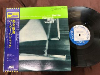 Herbie Hancock Maiden Voyage Blue Note Lnj 80077 Obi Stereo Japan Vinyl Lp