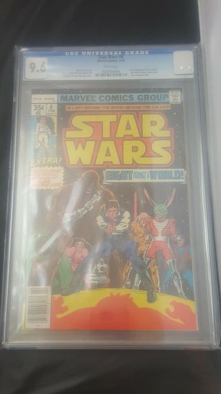 Star Wars 8 Cgc 9.  6 Marvel Graded Comic Book Nm,