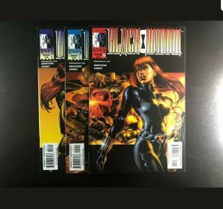 Black Widow 1 2 3 Marvel Knights 1999 Grayson Jones Starkings K3