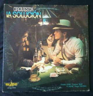 Orquesta " La Solucion " Frankie Ruiz Salsa Lp Vg,