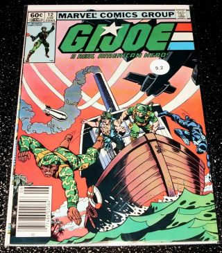 G.  I Joe 12 1st Print (9.  2) 1982 Series Marvel Comics