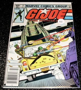 G.  I Joe 13 1st Print (9.  2) 1982 Series Marvel Comics