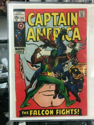 Captain America Marvel Comics 118 Oct 1969