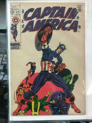 Captain America 111 (mar 1969,  Marvel Comics)