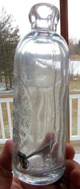 Southwoodland Bottling M.  E.  & Son Cleveland,  OH 1880 ' s Era Hutch Gray SCA 5
