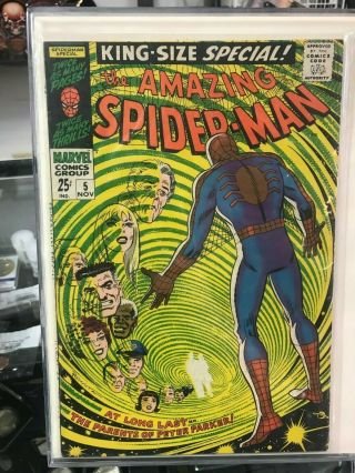 The Spider - Man Annual 5 King - Size Special (nov 1968,  Marvel Comics)