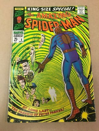 The Spider - Man Annual 5 King - Size Special (Nov 1968,  Marvel Comics) 2