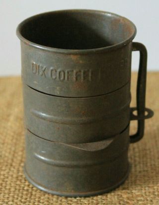 Antique Dix Coffee Meter Salesman Sample 3  Inches Miniature Country Store Vtg