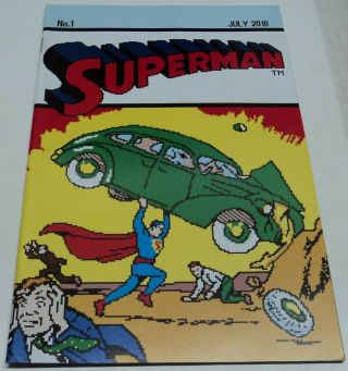Superman 1 Rare Waite Action Comics 1 Homage Variant Cover (dc 2018) (vf -)