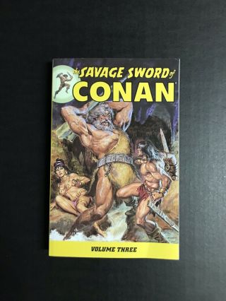 The Savage Sword Of Conan Vol Three 3 Dark Horse (1st Print) Mancave