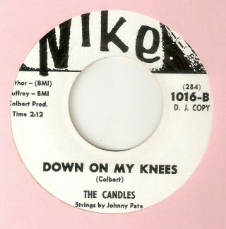 The Candles Down On My Knees Junior Nike Promo Chicago Northern Soul Usa 45