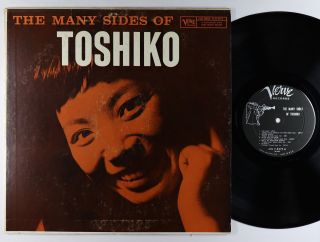 Toshiko Akiyoshi - The Many Sides Of Toshiko Lp - Verve - Mg V - 8273 Mono Dg Vg,