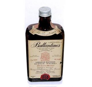 Vintage Ballantine’s Whiskey Bottle 1939,  4/5 Quart