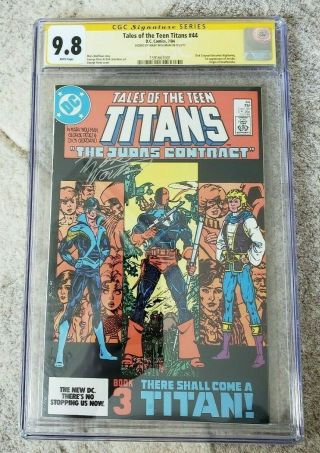 Tales Of The Teen Titans 44 Cgc 9.  8 1st Appearance Of Nightwing - Signed Wolfman