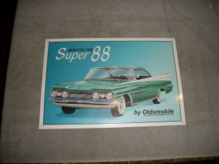 1959 Oldsmobile 88 Tin Metal Sign