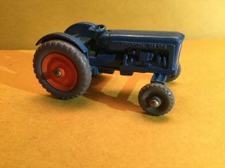 Matchbox Lesney No.  72 Fordson Tractor - Grey Front Wheels Grey Rear Tires