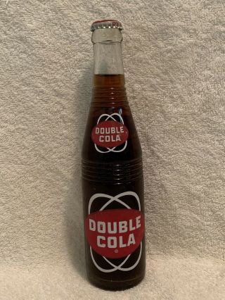 Full 10oz Double Cola Atomic Acl Soda Bottle Greene Bottling Nashville,  Tn