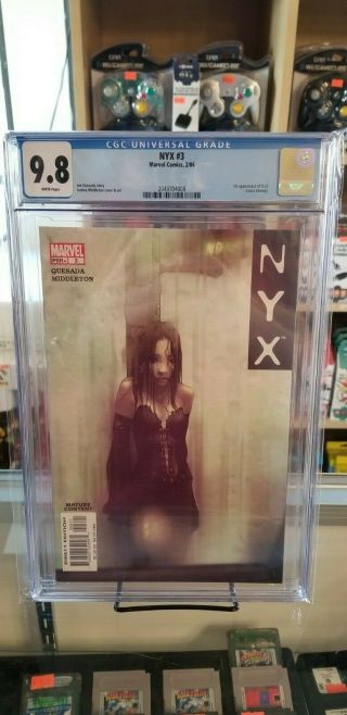 2004 Nyx 3 Cgc 9.  8 1st Appearance Of X - 23