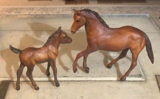 Vintage Breyer Horses Brown Maple Color Euc