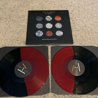 Rare Twenty One Pilots - Blurryface Limited Red/black Split Vinyl Lp Played Once