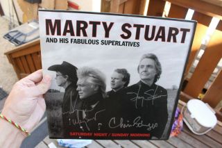Vinyl Marty Stuart And His Fabulous Superlatives Saturday Lp Autographed Auto
