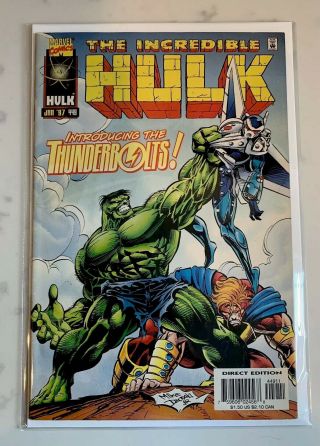 The Incredible Hulk 449 (1997,  Marvel) - 1st Appearance Thunderbolts