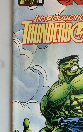 The Incredible Hulk 449 (1997,  Marvel) - 1st Appearance Thunderbolts 4
