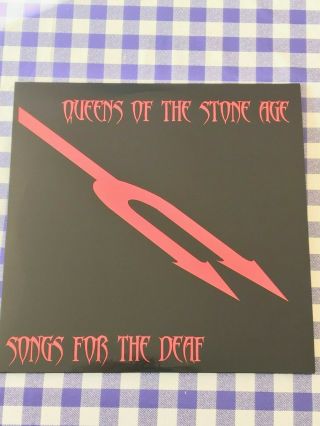 Queens Of The Stone Age - Songs For The Deaf Double Clear Vinyl Record Lp Album