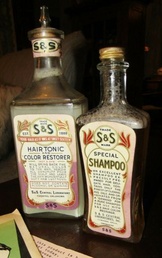 S & S HAIR RESTORER,  Shampoo and Advertising Cushing Oklahoma 2