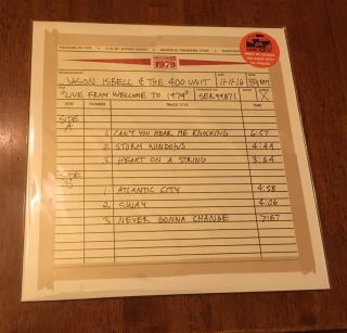 Jason Isbell & The 400 Unit - Live From Welcome To 1979 Lp 2017 Rsd