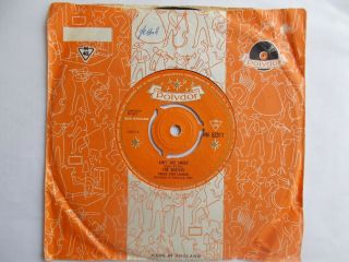 Ex Uk Polydor 45 - The Beatles - " Ain 