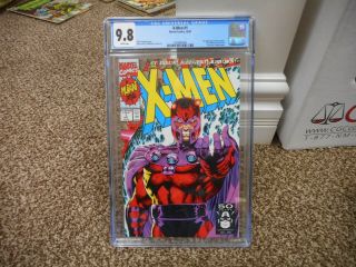 X - Men 1 Cgc 9.  8 Marvel 1991 Jim Lee Magneto Cover 1st Appearance Of Acolytes Mnt