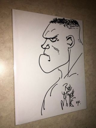 Mark Millar Art Sketch Drawing The Incredible Hulk