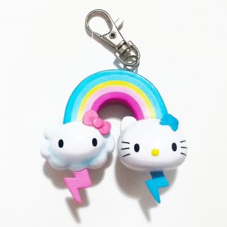 Hello Kitty Sanrio X Tokidoki From Hk 7 - 11 Rainbow Kitty Pvc Key Chain 6.  5cm
