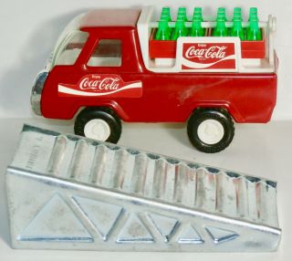 Vintage Buddy L Coca - Cola Truck & Ramp Made In U.  S.  A.  1976