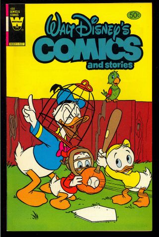 Walt Disney’s Comics & Stories 488 Signed By Carl Barks Whitman 1981 Vf,