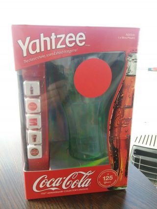 Coca Cola 125th Anniversary Yahtzee Game Vintage Collectors