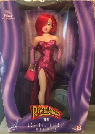 Vintage Disney Jessica Rabbit Special Edition Mattel Collector Doll 1999