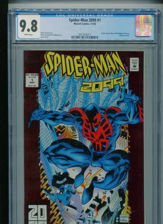 Spider - Man 2099 1 (1992) Cgc 9.  8 White (origin Spider - Man 2099 Miguel O 