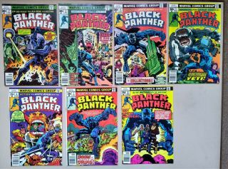 Black Panther 2 - 3 - 4 - 5 - 6 - 7 - 8 Very Fine Jack Kirby Art " Beauty "