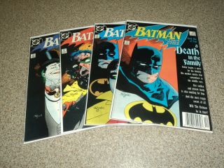 Batman 426 - 429 Complete Death In The Family Series