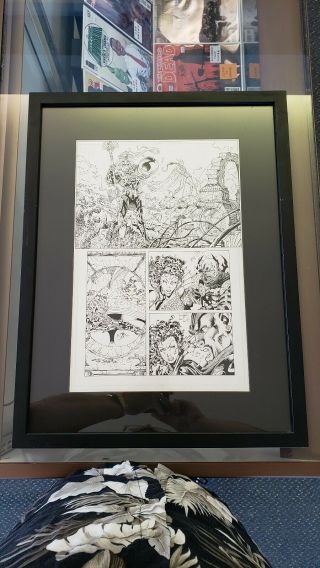 Jim Lee Art - Fantastic Four Issue 2 Page 6.  Scott Williams Published.