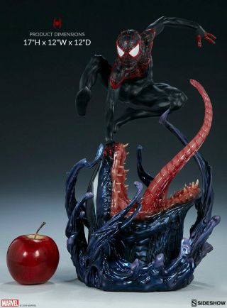 Sideshow Spider - Man Miles Morales Premium Format Statue - Spiderman Marvel
