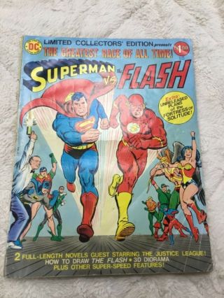 Dc Comics 1976 Treasury Collectors Edition C - 48 Superman And Flash