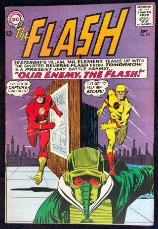 Flash 147 F,  2nd Appearance Of Reverse Flash